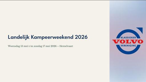 Landelijk Kampeerweekend 2026
